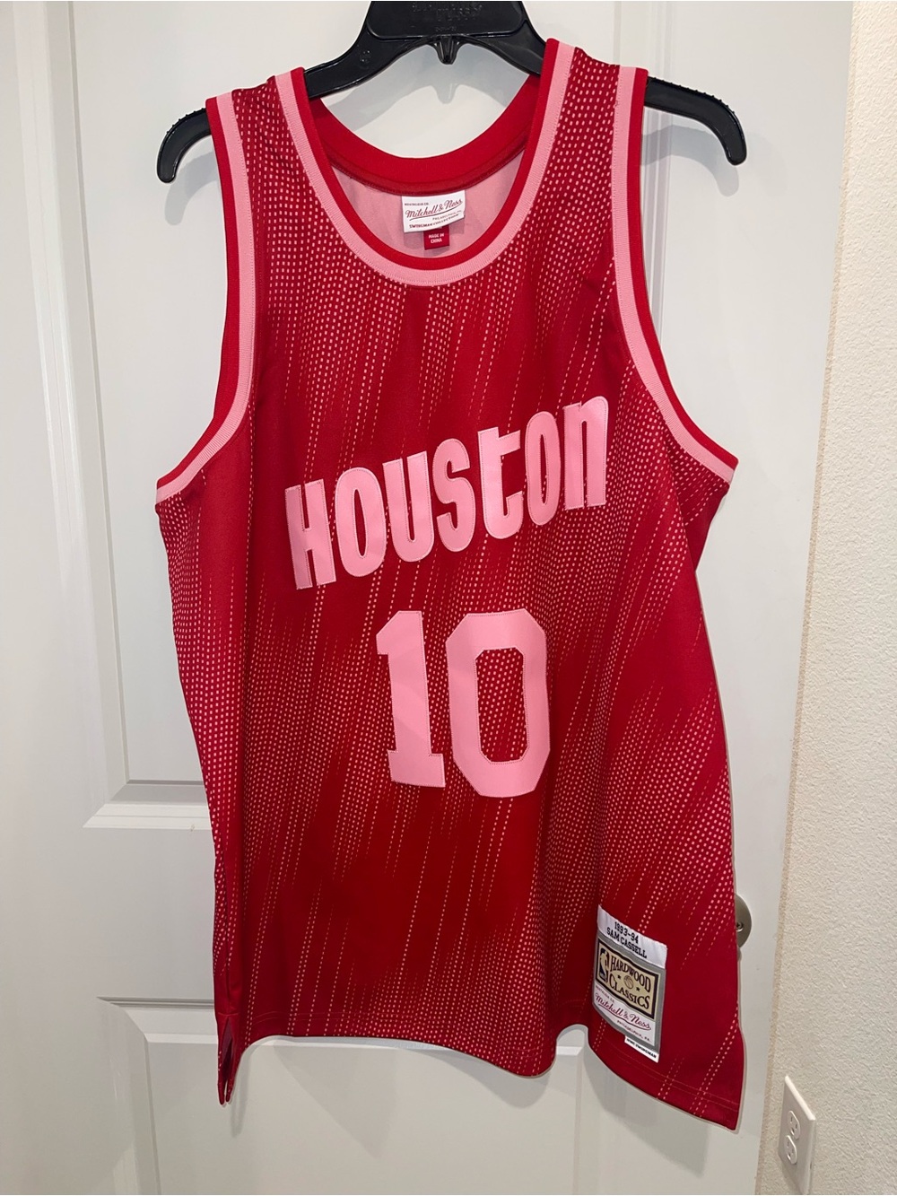 Mitchell &Ness Monochrome Swingman Sam Cassell Houston Rockets 1993-94 Jersey XL